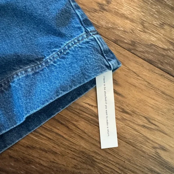 NWT Reformation Avielle Denim Halter Dress - Picture 3 of 5